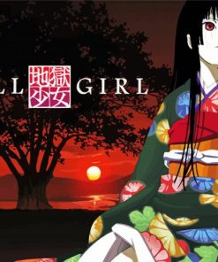 Hell Girl Ai Enma paint by number