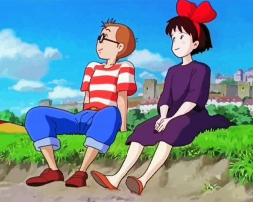 Kiki Delivery Service Anime paint by number