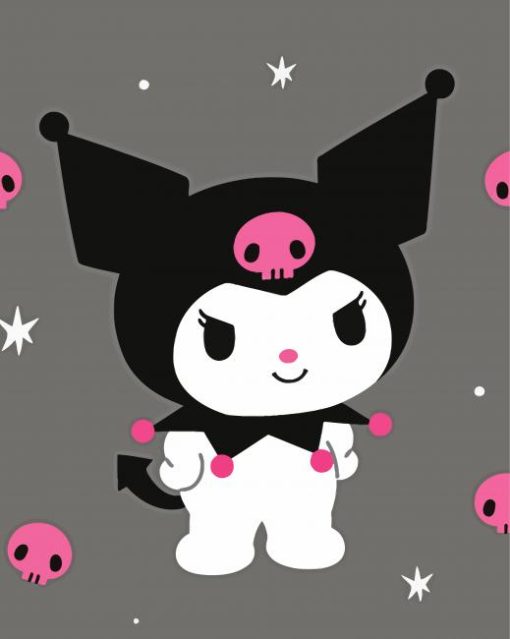 Kuromi Cat paint by number