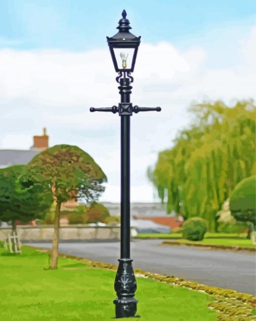 Lamp Post paint by number