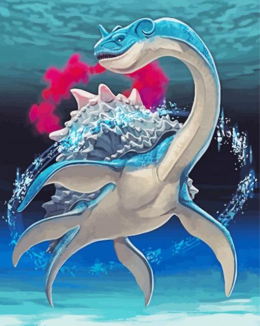 Lapras Art paint by number