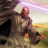 Mace Windu Star Wars paint by number