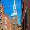 Old North Church Building paint by number