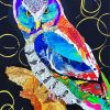 Owl Bird Collage paint by number