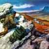 The Falklands War Art paint by number