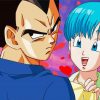 Vegeta And Bulma Couple paint by number