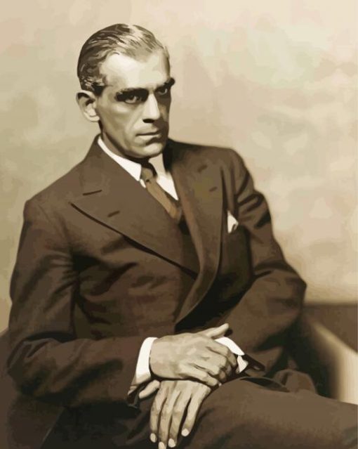 Vintage Karloff paint by number