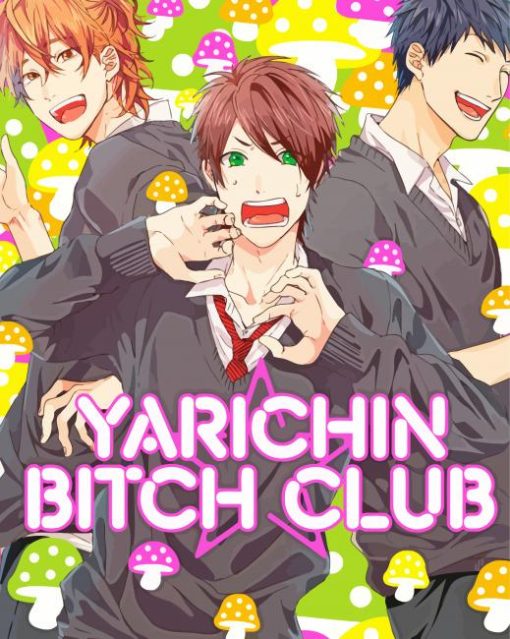 Yarichin Bitch Club Poster paint by number