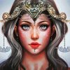 Zodiac Libra Art Fantasy paint by number