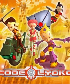 Aesthetic Code Lyoko Poster paint by number