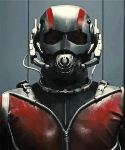 Antman Superhero paint by number