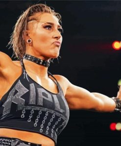 Australian Professional Wrestler Rhea Ripley paint by number