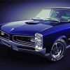 Blue Pontiac 1966 GTO paint by number