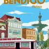 Bendigo Victoria Poster paint by number