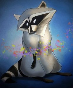 Cute Meeko Art paint by number