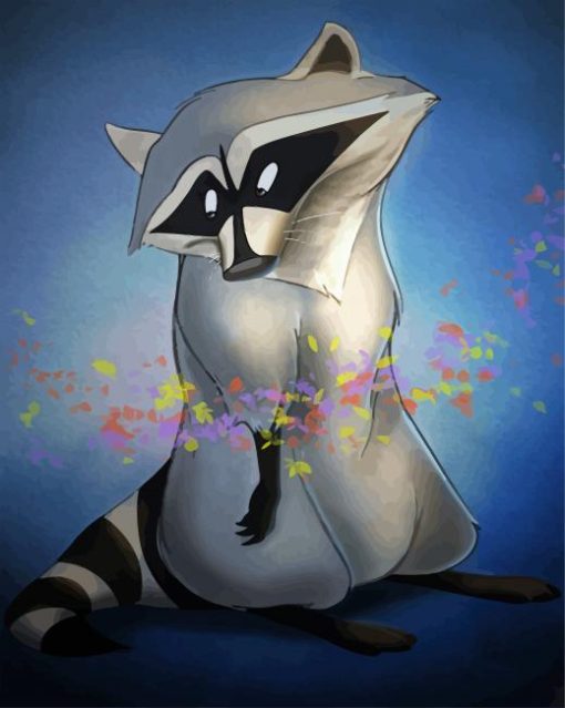 Cute Meeko Art paint by number