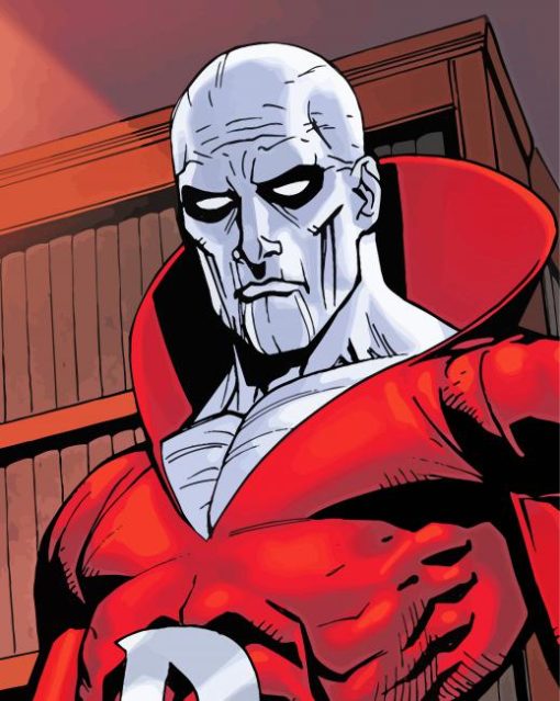 Deadman Superhero paint by number