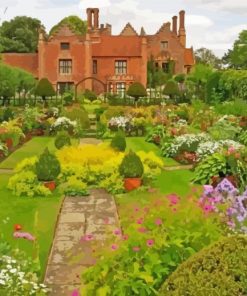 English Garden paint by number