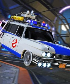 Fantasy Ecto 1 Car paint by number