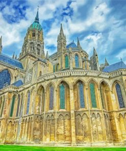 France Bayeux Cathedral Paint by number