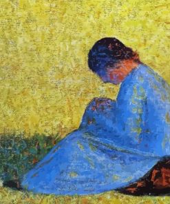 Georges Seurat Seated Woman paint by number