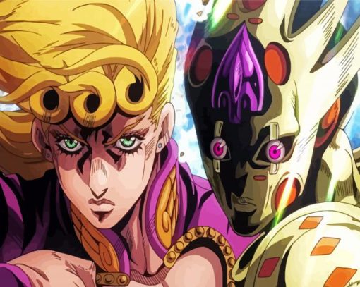 Giorno Et Gold Experience Requiem Anime paint by number