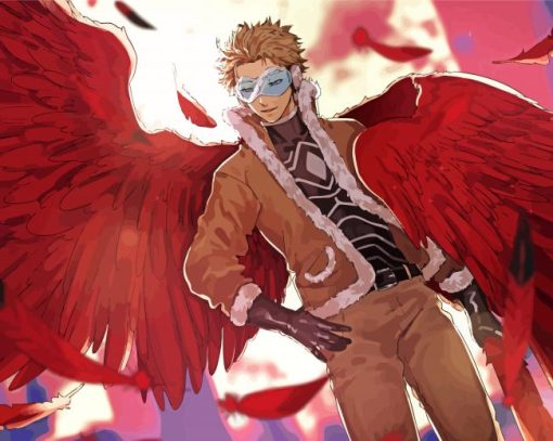 Hawks Keigo Takami My Hero Academia paint by number