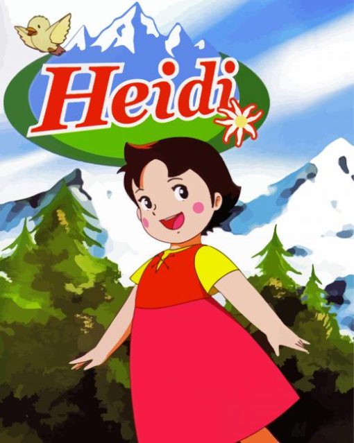 Heidi Poster paint by number