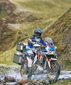 Honda Africa Twin Adventure Motor paint by number