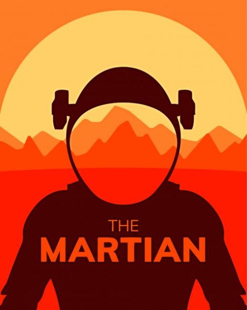 Illustration The Martian paint by number