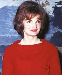 Jacqueline Kennedy Onassis paint by number