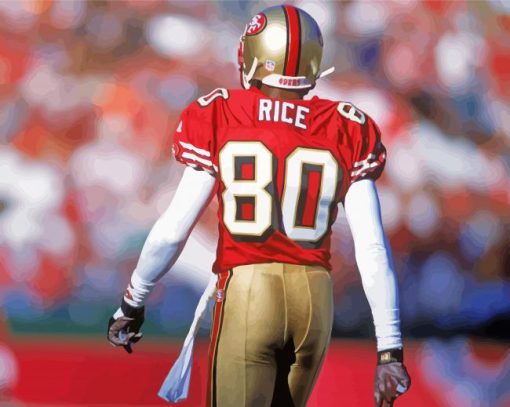 Jerry Rice paint by number