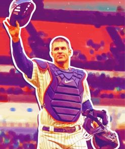 Joe Mauer Player Art paint by number