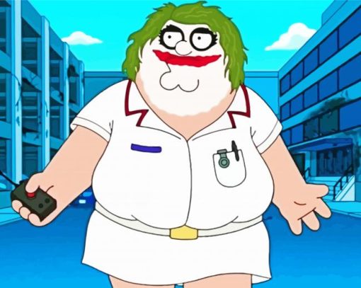 Joker Peter Griffin paint by number