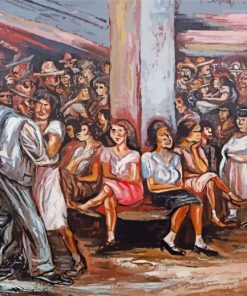 La Cantina By Jose Clemente Orozco paint by number