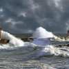 Lighthouse Storm At Sea paint by number