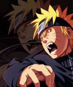 Mad Naruto Uzumaki Anime paint by number