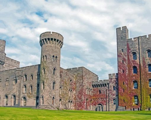 National Trust Penrhyn Castle And Garden Snowdon paint by number