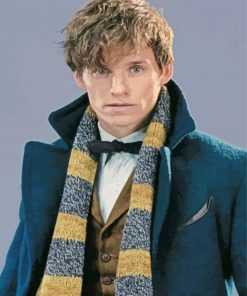 Newt Scamander Harry Potter Character paint by number