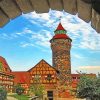 Nuremberg Castle Building paint by number