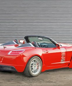 Red Saturn Sky Car paint by number