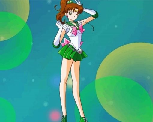 Sailor Jupiter paint by number