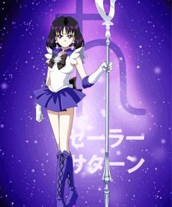 Sailor Saturn paint by number