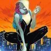 Spider Gwen Stacy paint by number