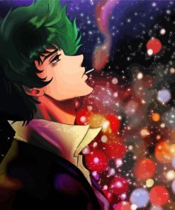 Spike Spiegel Cowboy Bebop Anime paint by number