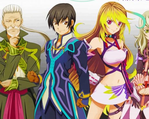 Tales Of Xillia Characters paint by number