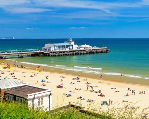 The Bournemouth Pier paint by number