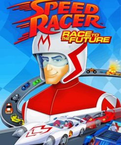 The Speed Racer paint by number