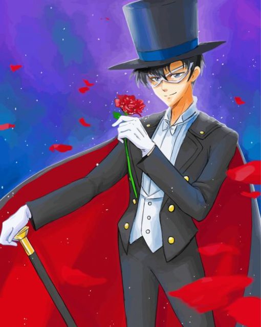 Tuxedo Mask Art paint by number