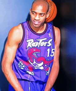 Vince Carter Player paint by number